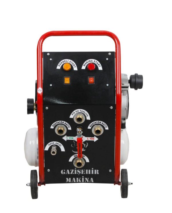 Gazişehir makina çift yönlü kompresörlü petek temizleme makinası compact